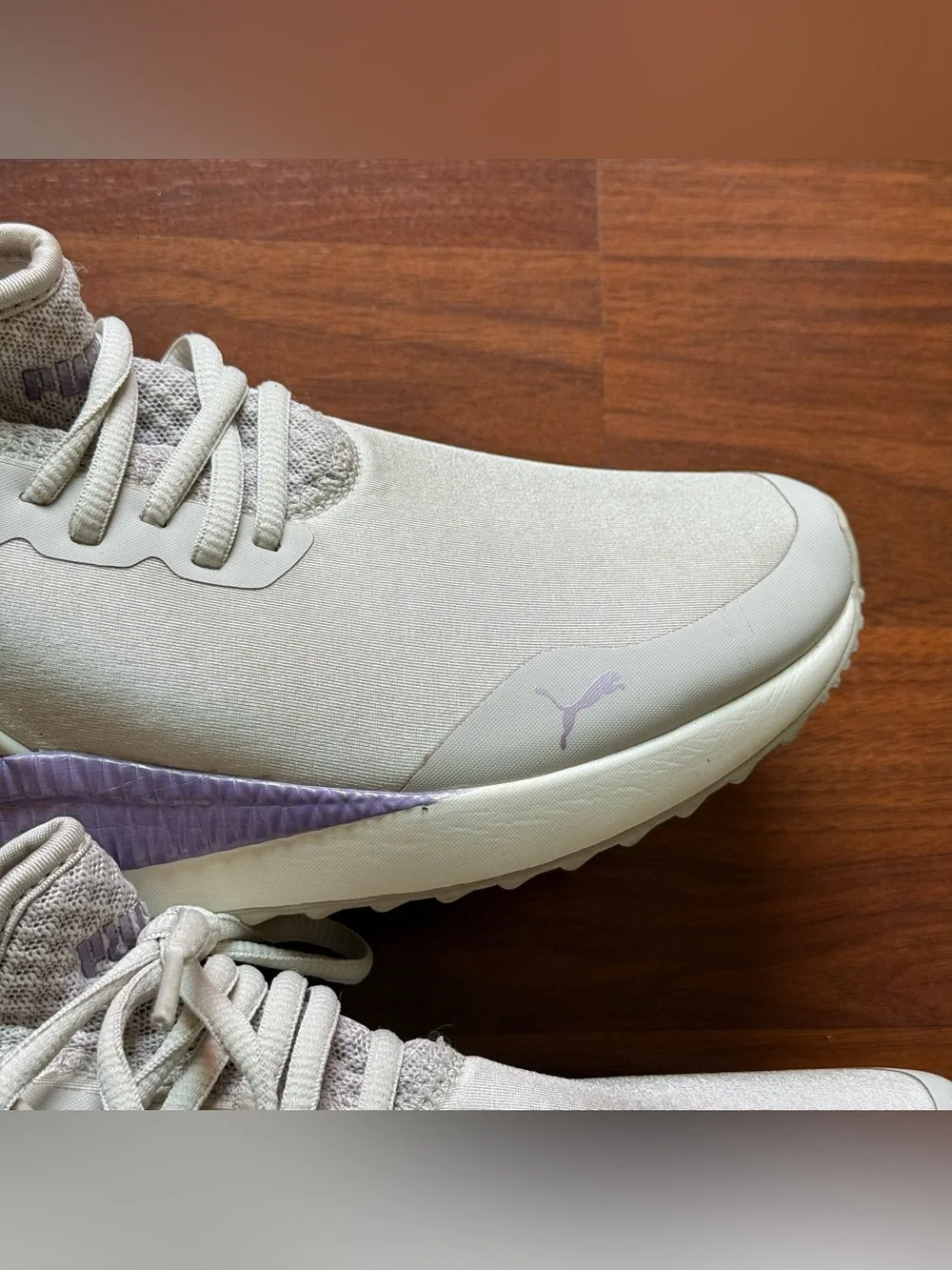 Puma Pacer Next Cage ST2 size 9.5 sneakers silver gray lavender women's shoes